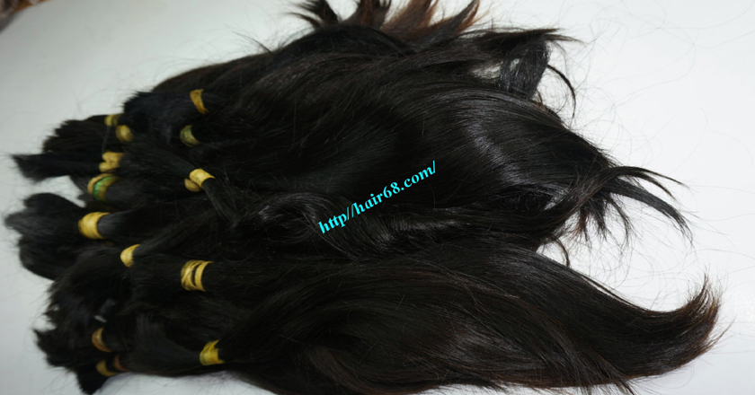 26 inch cheap human hair straight double drawn 5