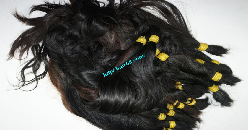 26 icnh cheap human hair straight single drawn 5