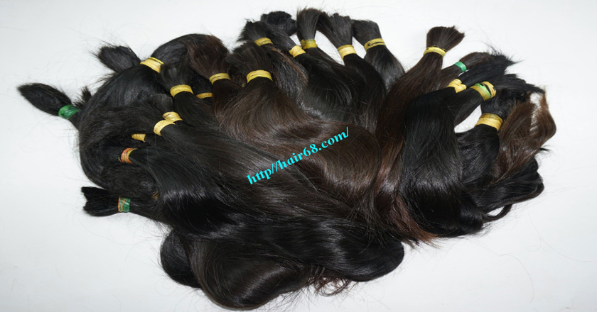 32 inch cheap human hair straight double drawn 2