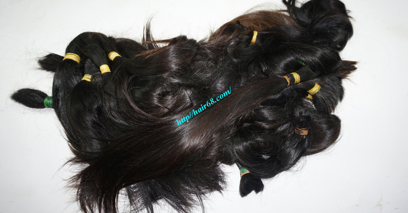 32 inch cheap human hair straight double drawn 4