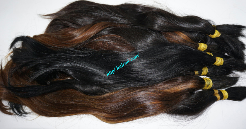 8 inch cheap human hair straight single drawn 3