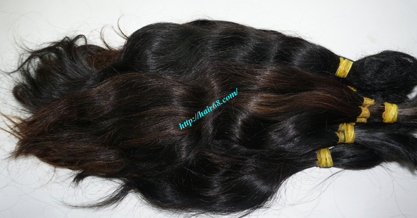 8 inch cheap human hair wavy double drawn 4