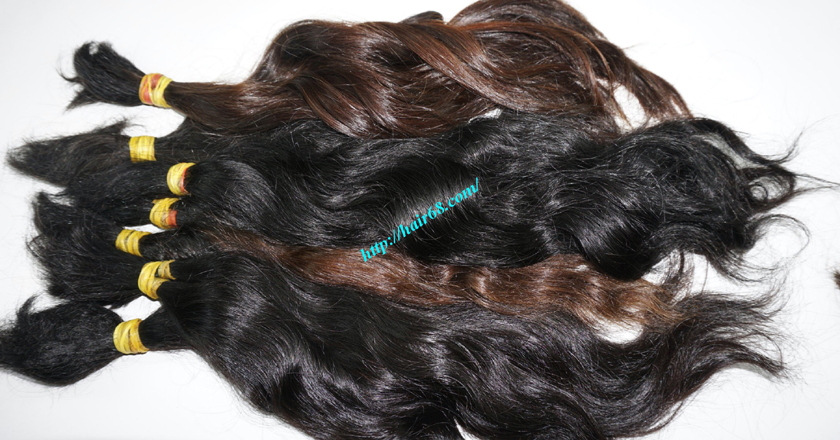 8 inch cheap human hair wavy double drawn 5