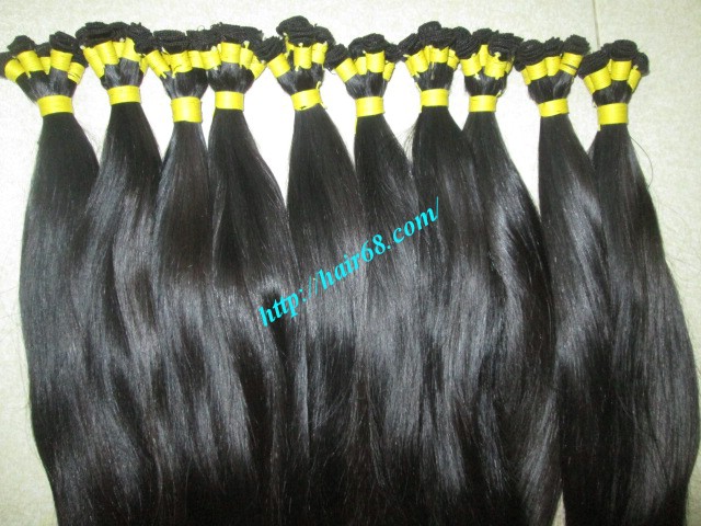 20 inch hand tied weft straight single drawn 3