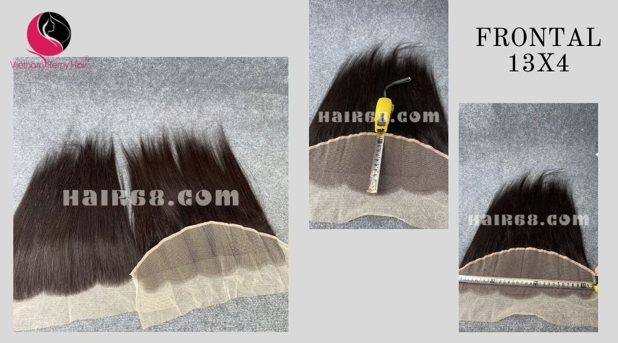 14 inches Free Part Lace Frontal Vietnamese Straight Hair 2