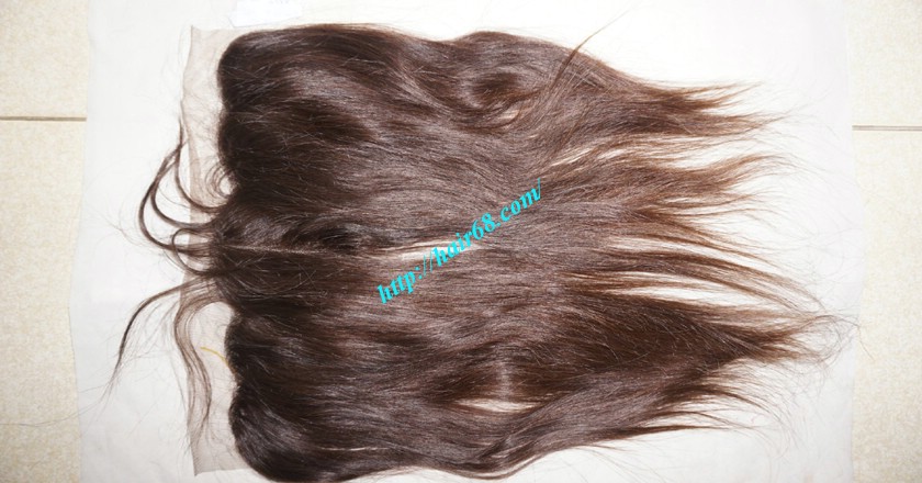 12 inches Vietnamese Hair Straight Free Part Lace Frontal 1