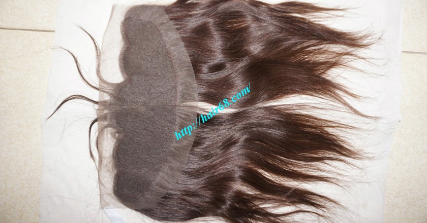 12 inches Vietnamese Hair Straight Free Part Lace Frontal 3