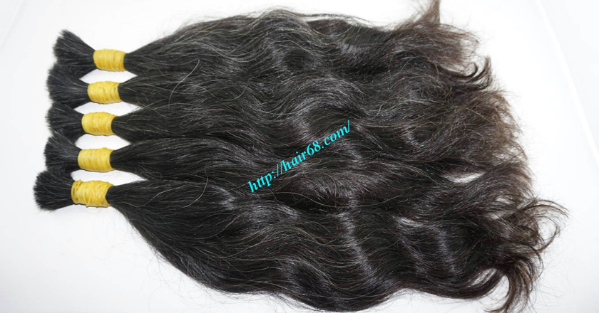 14 inch grey human hair 5