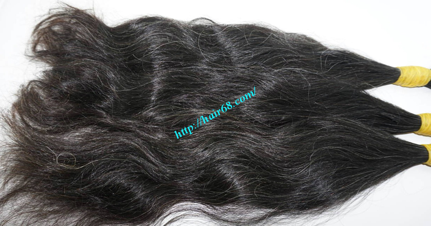 14 inch grey human hair 6