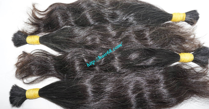 14 inch grey human hair 7