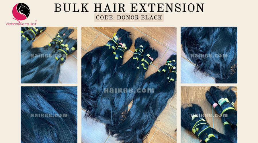 14 inch Virgin Human hair - Straight Double 3