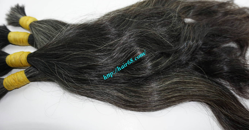 22 inch buy grey hair extensions 11