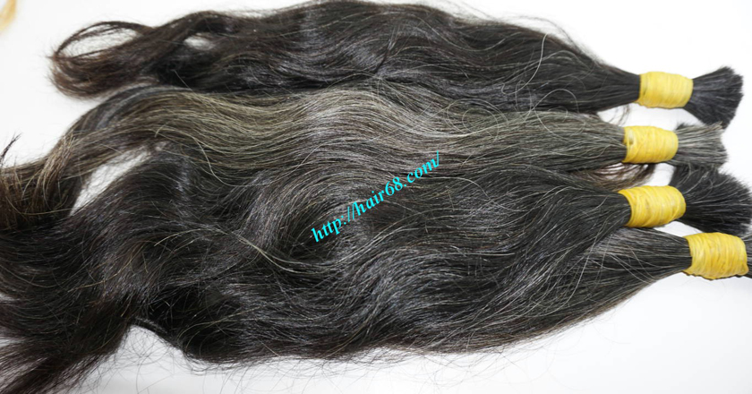 22 inch buy grey hair extensions 13