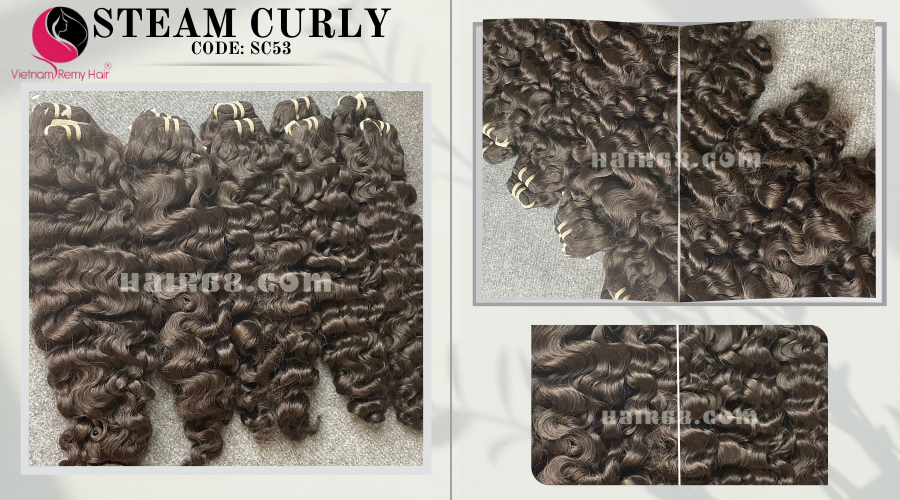 10 inch Cheap Curly Hair Weave Extensions – Double 5