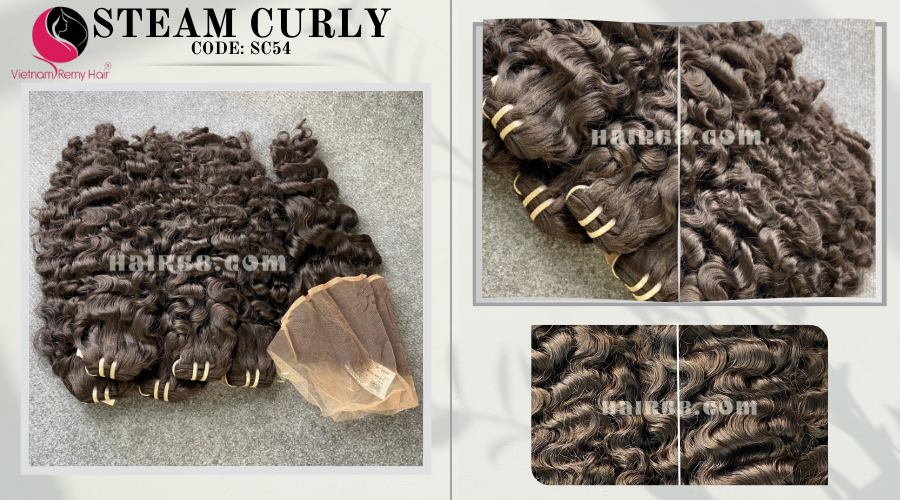 10 inch Remy Curly Weave Extensions – Single Drawn 4