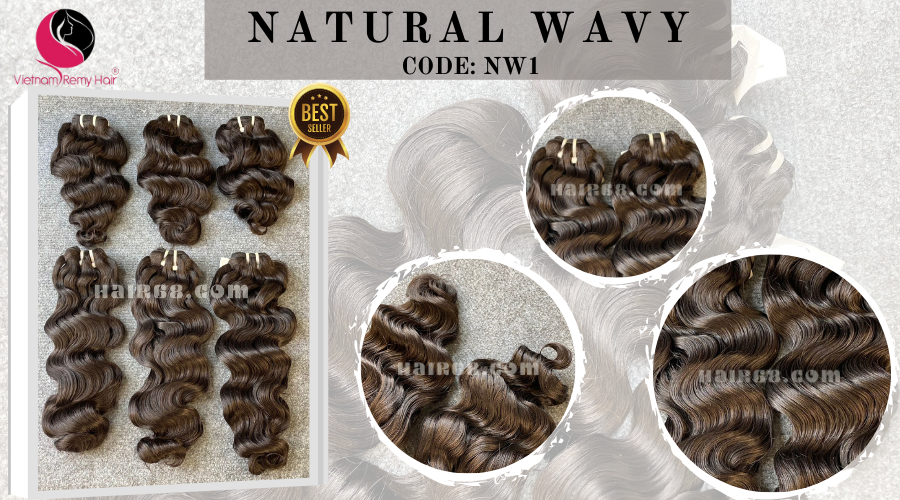 10 inch Wavy Hair Weaves Extensions - Steam Wavy 2