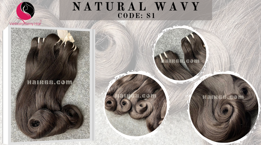 12 inch Natural wavy hair extensions – Natural Wavy 8