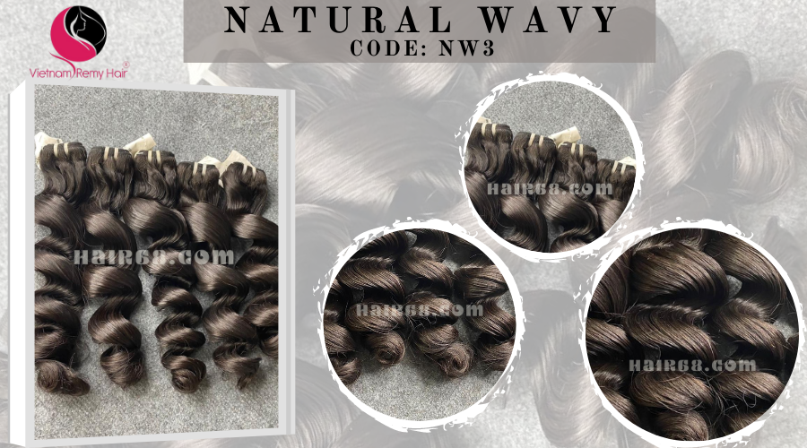 12 inch Natural wavy hair extensions – Natural Wavy 9