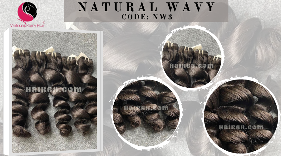 12 inch Wavy weave hair – Natural Wavy 9