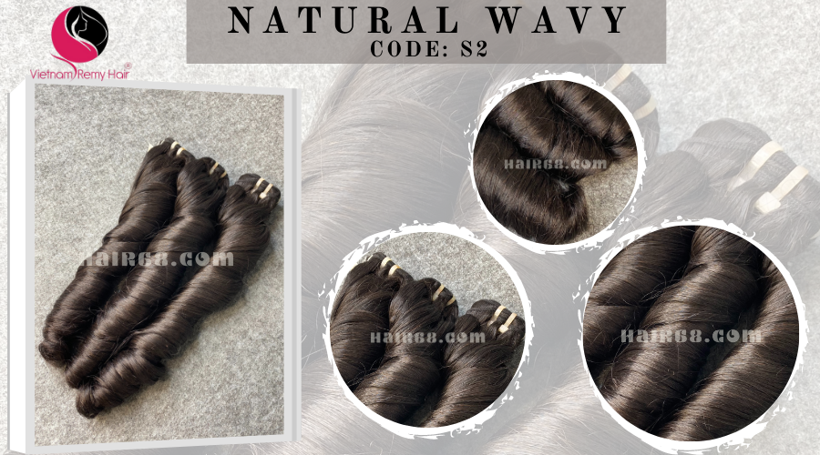 12 inch Wavy weave hair – Natural Wavy 10