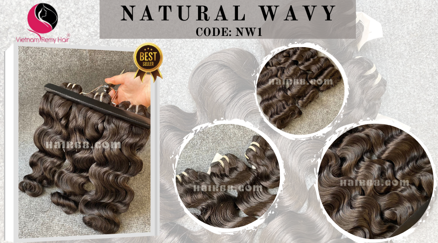 14 inch Wavy hair extensions – Natural Wavy 2