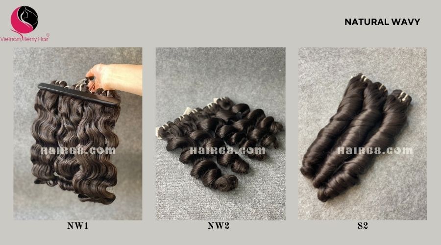 16 inch Weave Remy Hair Extensions Steam Wavy 3