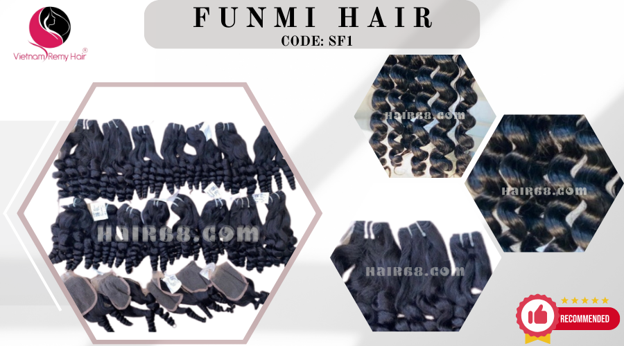 20 inch - Weave Funmi Hair Extensions - Double Drawn 7