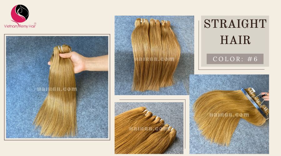 20inch Natural Weave Hair Extensions- Single Straight 8