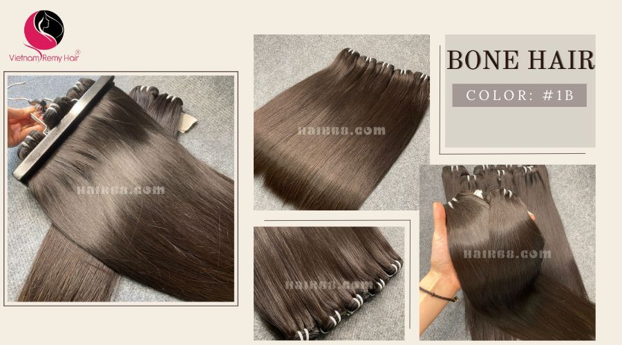 32 inch Natural Weave Hair Extensions - Single Straight 2