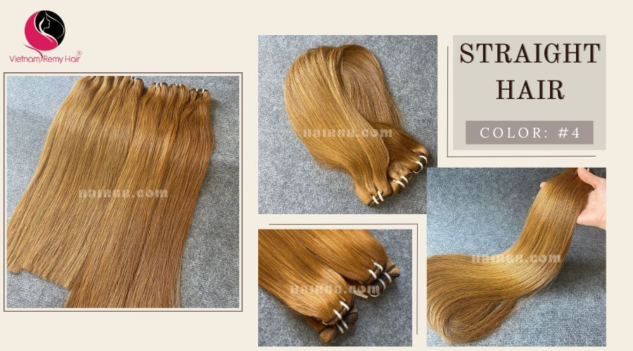 32 inch Natural Weave Hair Extensions - Single Straight 7