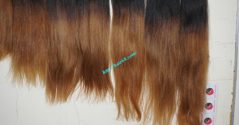 8 inch ombre weave hair extensions vietnam hair 11