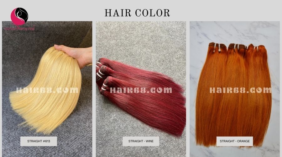 8 inch - Weave Black Ombre Hair Extensions - Straight Single 5