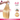Straight #613 blonde Bulk human hair for brading double