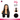 Straight #1B FULL LACE WIGS Donor Middle part
