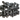 Loose wavy #1B bundles human hair double