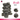 Wavy (NW1) #1B bundles human hair donor