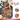 Natural Wavy #2 brown bundles human hair double