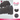 Pixel Curly #1B bundles human hair double