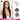 Straight #1B Lace closure wig premium Middle part